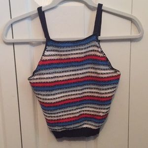Red white and blue tank top